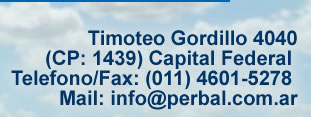  Timoteo Gordillo 4040 Capital Federal TEL (011) 4601-5278