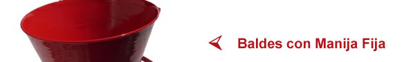 Baldes contra Incendio con Manija Fija